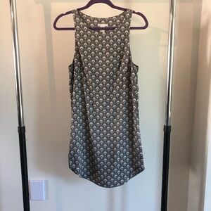 H&M Black and White Patterned Dress